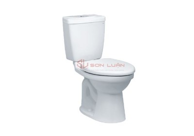 Bồn cầu 2 khối Caesar Nắp Êm CD1325 / CDS1325